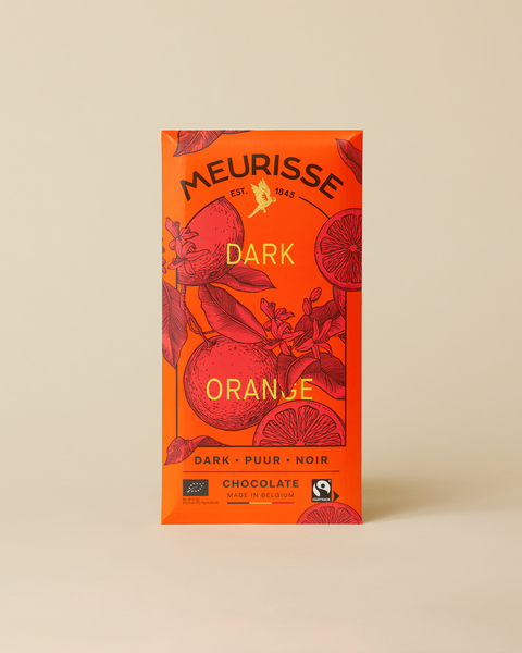 Pure chocolade met sinaasappel