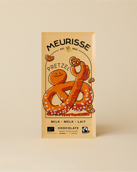 Milk chocolate with Pretzels
