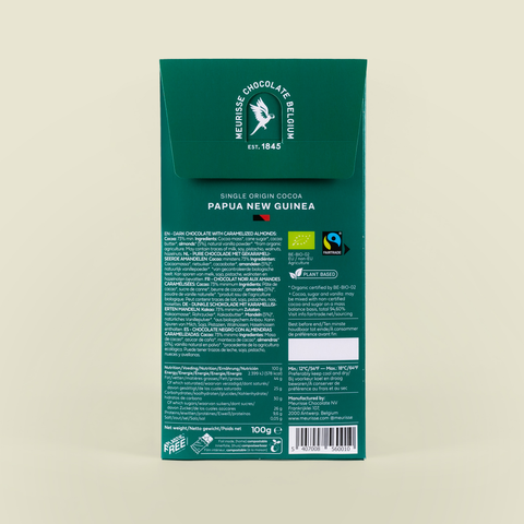 Pure chocolade met Gekarameliseerde Amandelen