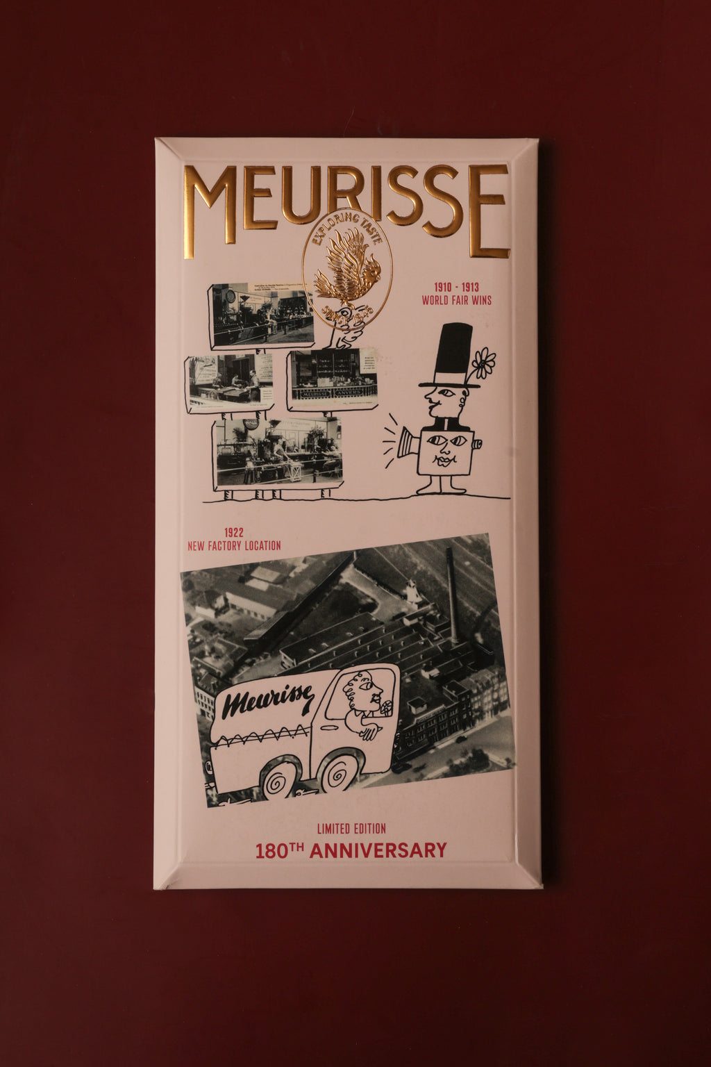 Box with 4 tablets 180 years limited edition