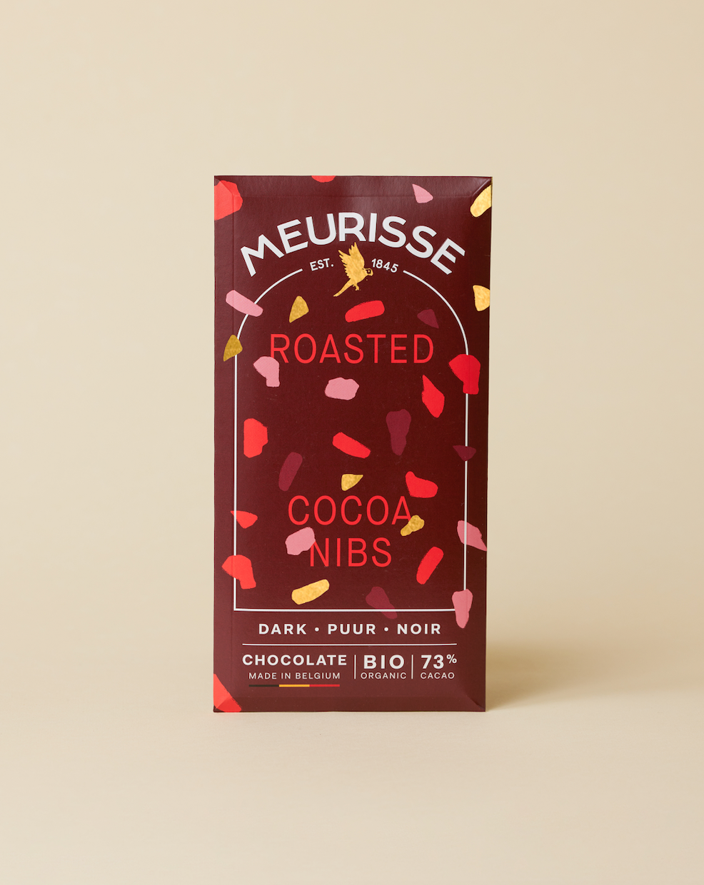 Dark chocolate with Roasted Cacao Nibs