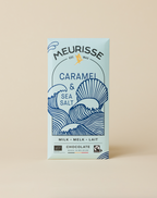 Milk 39% chocolate with Caramel & Seasalt