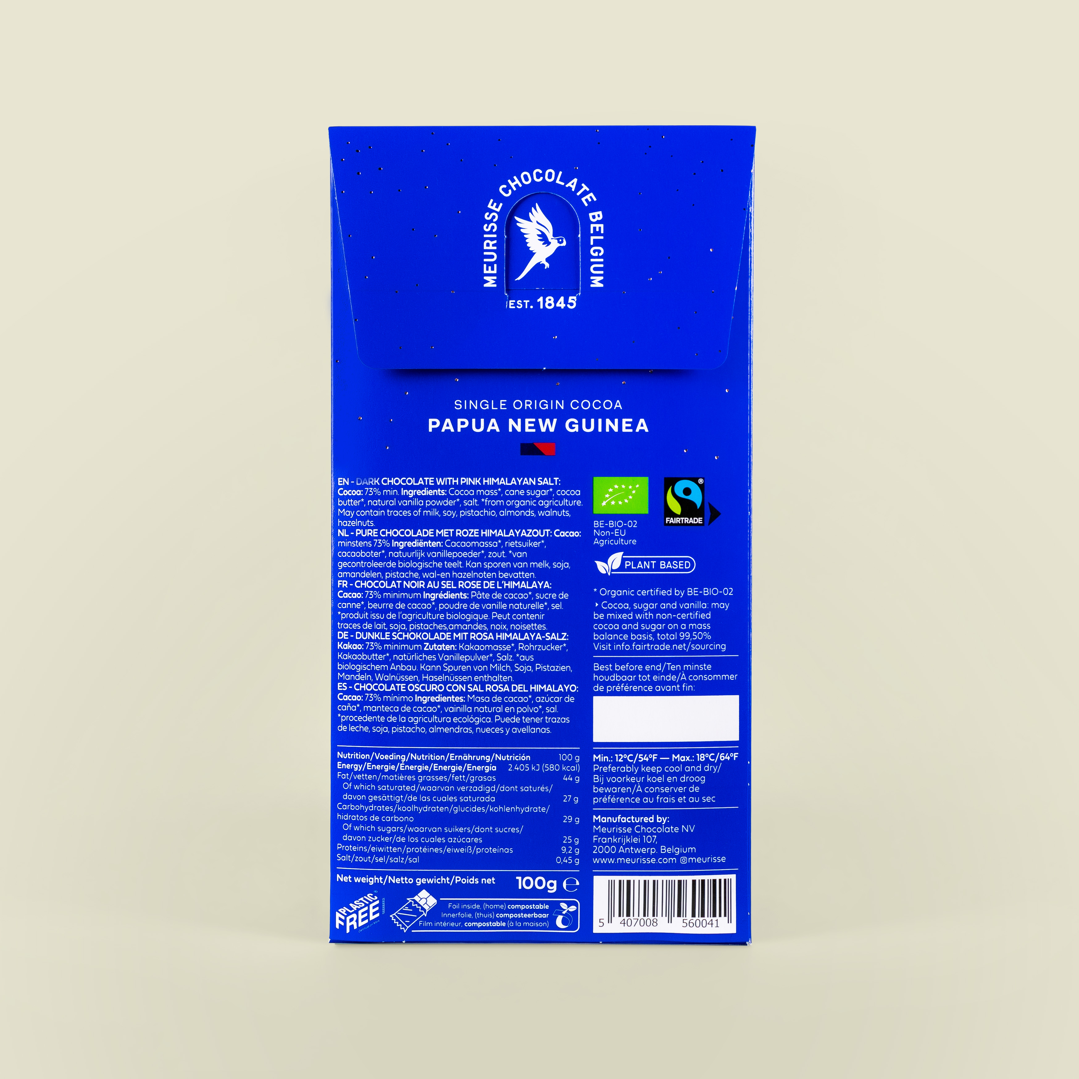 Dark chocolate with Himalayan Salt