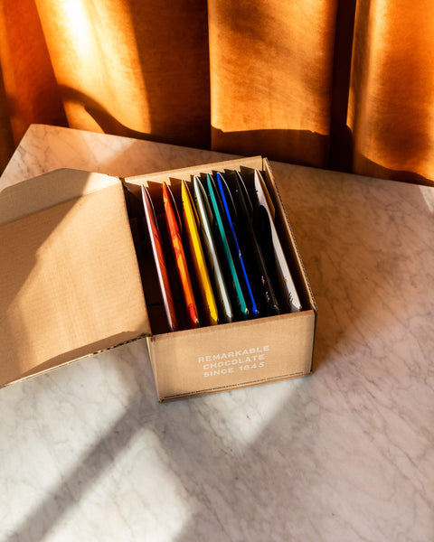 Selectie pure chocolade (box met 8 tabletten)